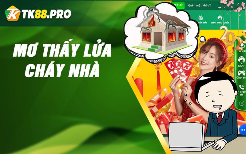 Mơ thấy lửa cháy nhà